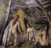 Paul Cezanne Trois baigneuses oil painting